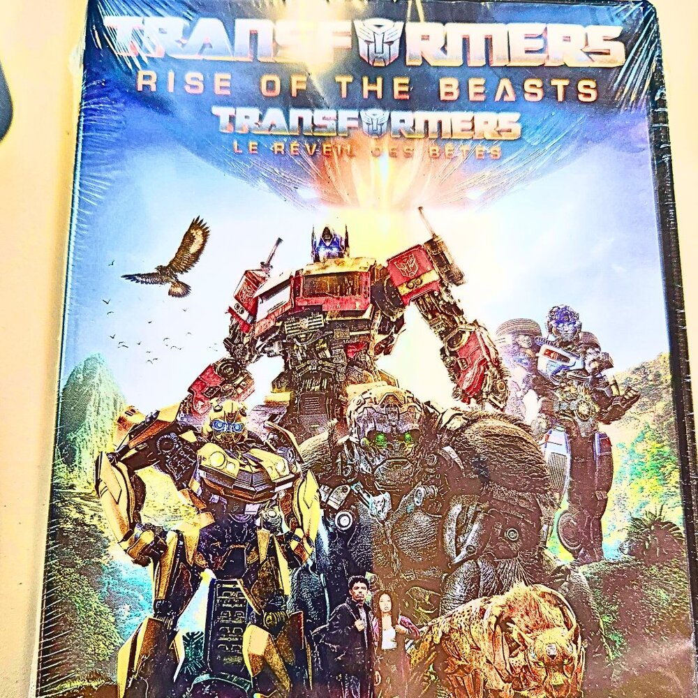 Transformers Rise of the Beasts DVD (2023) Brand New Sealed Action Movie
